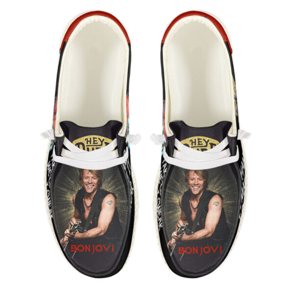 Tubopro Bon Jovi Hey Dude Shoes For Men And Women - Image 2