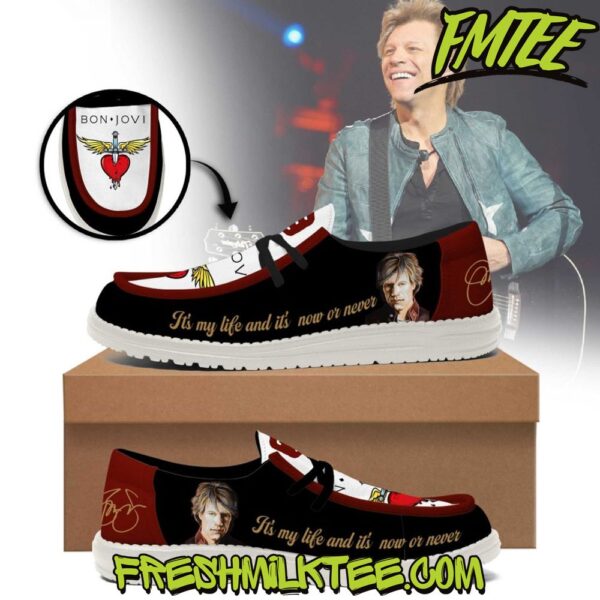 Tubopro Bon Jovi Personalized Hey Dude Shoes For Men And Women