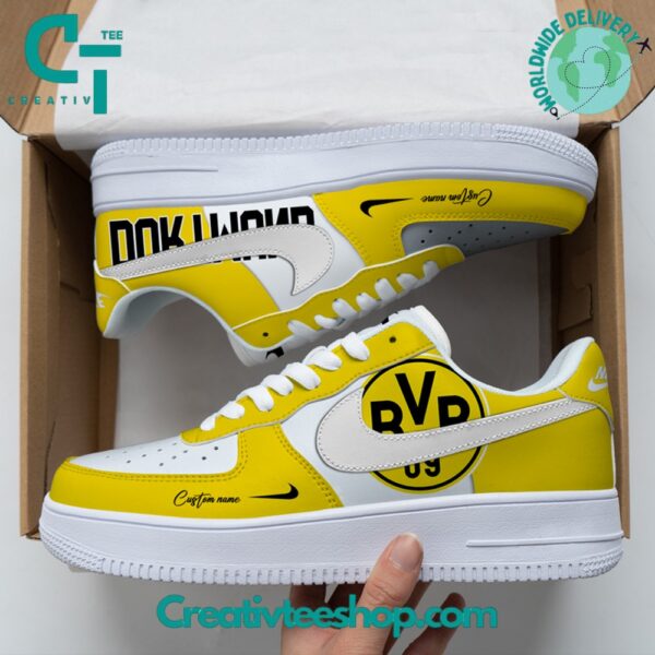 Tubopro Borussia Dortmund Air Low-Top Sneakers Shoes For Men And Women - Image 2