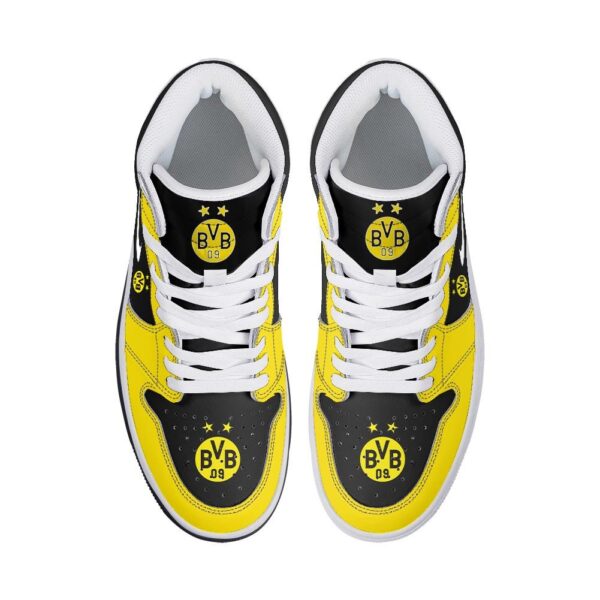 Tubopro Borussia Dortmund AJ1 High Sneakers Shoes For Men And Women - Image 3