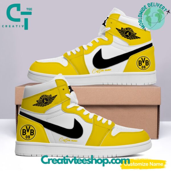 Tubopro Borussia Dortmund AJ1 High Sneakers Shoes For Men And Women