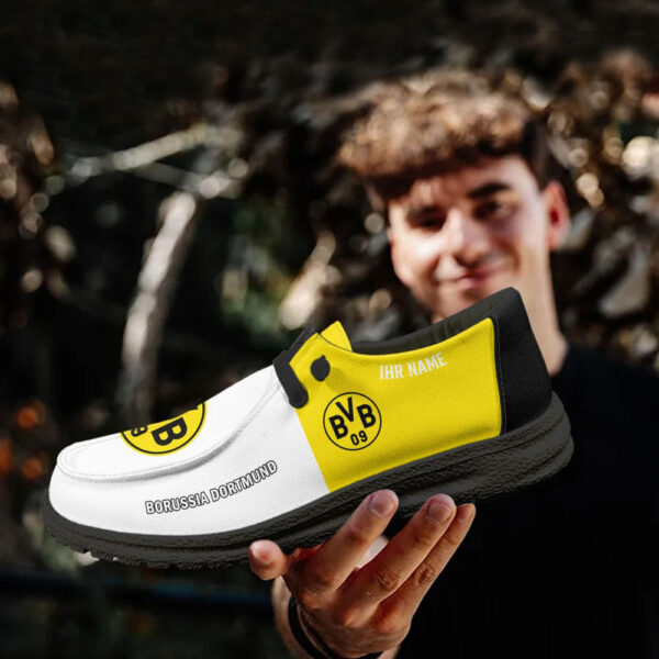 Tubopro Borussia Dortmund II Personalized Hey Dude Shoes For Men And Women - Image 4