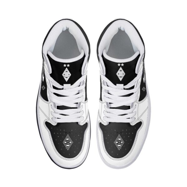 Tubopro Borussia Mgladbach AJ1 High Sneakers Shoes For Men And Women - Image 3