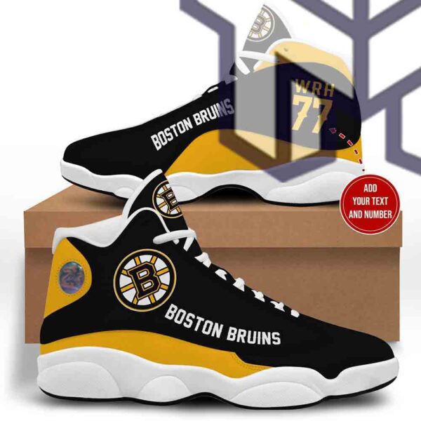 Tubopro Boston Bruins AJ13 Sneakers Shoes For Men And Women
