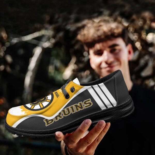 Tubopro Boston Bruins Hey Dude Shoes For Men And Women - Image 4