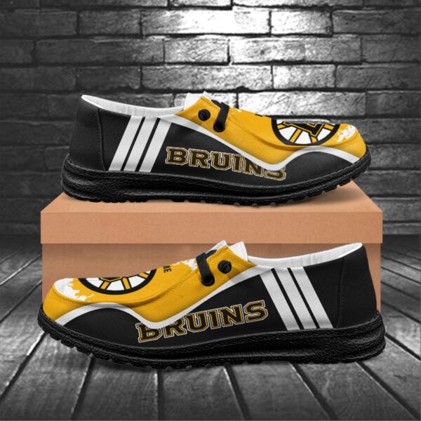Tubopro Boston Bruins Hey Dude Shoes For Men And Women - Image 6