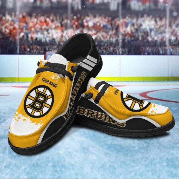 Tubopro Boston Bruins Hey Dude Shoes For Men And Women - Image 2