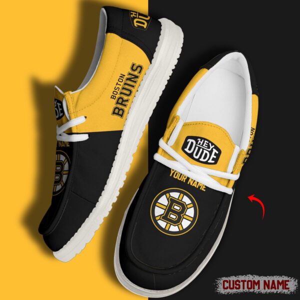 Tubopro Boston Bruins Personalized Hey Dude Shoes For Men And Women