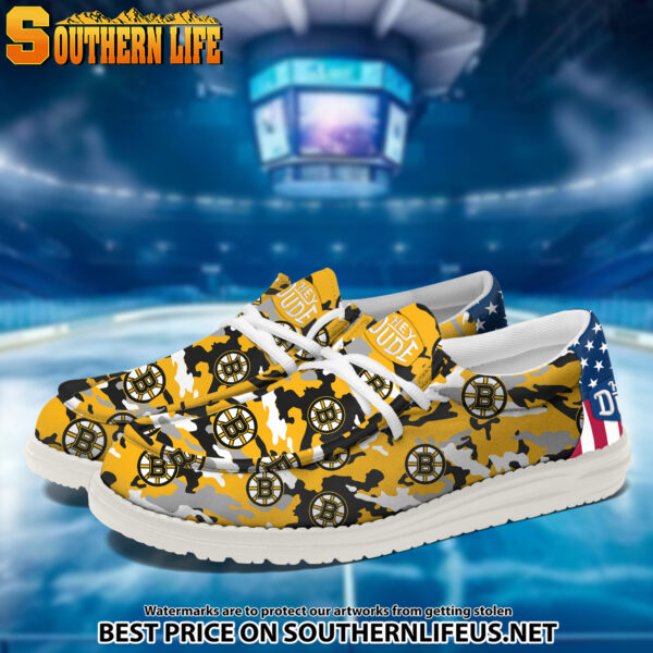 Tubopro Boston Bruins Personalized Hey Dude Shoes For Men And Women - Image 2