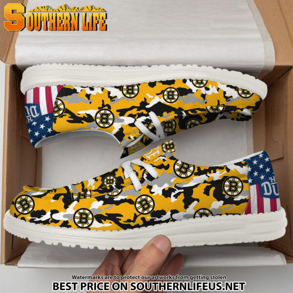 Tubopro Boston Bruins Personalized Hey Dude Shoes For Men And Women - Image 4