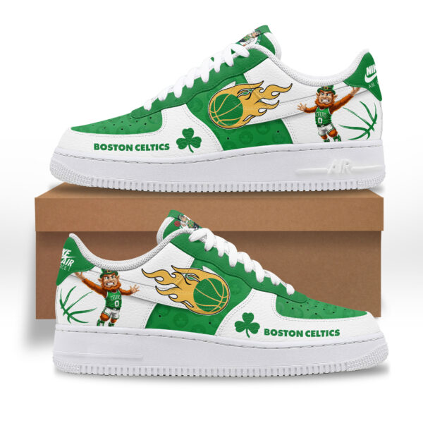Tubopro Boston Celtics Air Low-Top Sneakers Shoes For Men And Women - Image 2