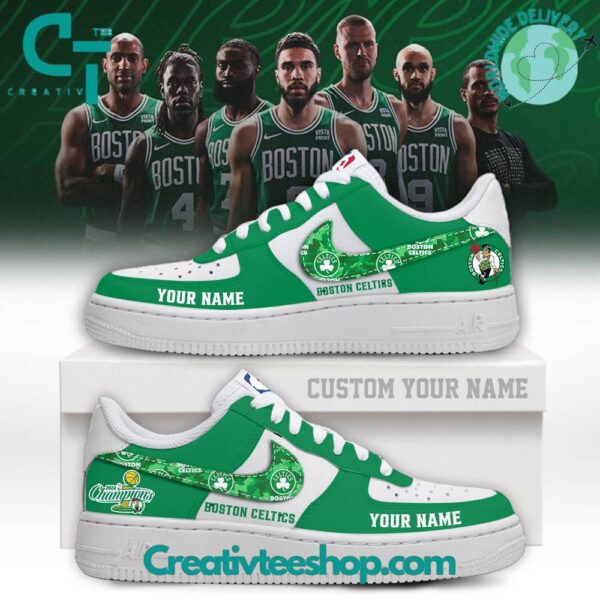 Tubopro Boston Celtics Air Low-Top Sneakers Shoes For Men And Women