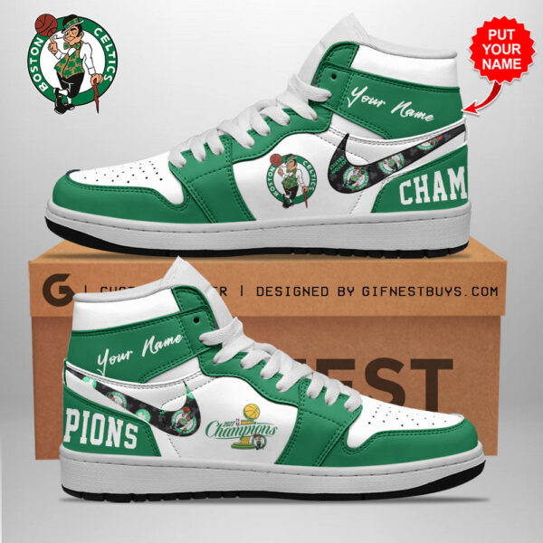 Tubopro Boston Celtics AJ1 High Sneakers Shoes For Men And Women
