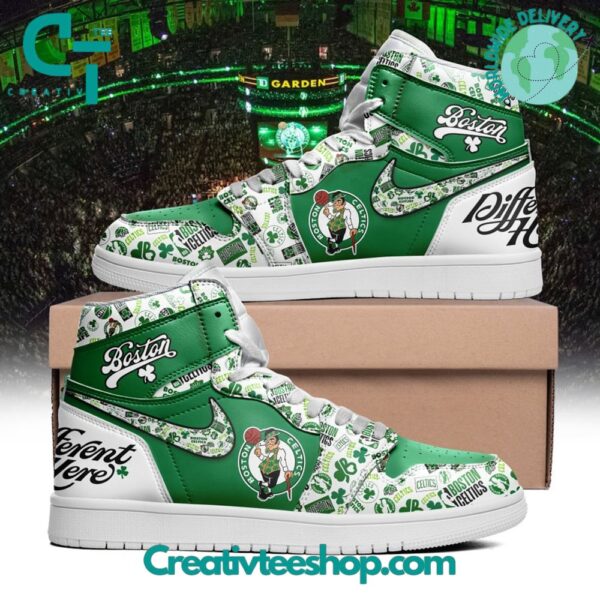 Tubopro Boston Celtics AJ1 High Sneakers Shoes For Men And Women