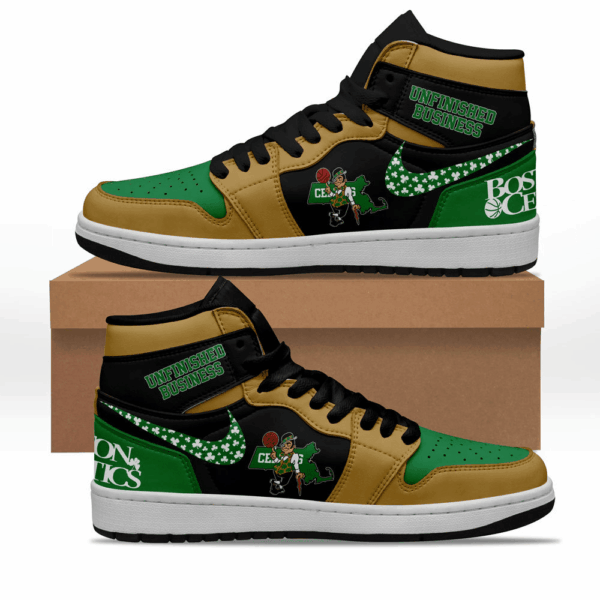Tubopro Boston Celtics AJ1 High Sneakers Shoes For Men And Women