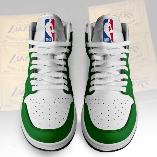 Tubopro Boston Celtics AJ1 High Sneakers Shoes For Men And Women - Image 2
