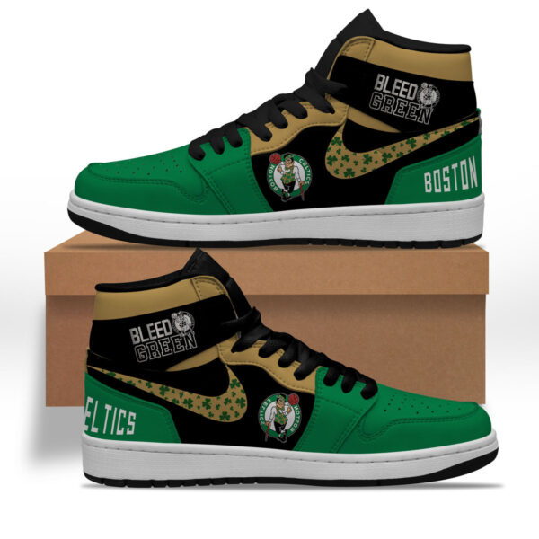 Tubopro Boston Celtics AJ1 High Sneakers Shoes For Men And Women