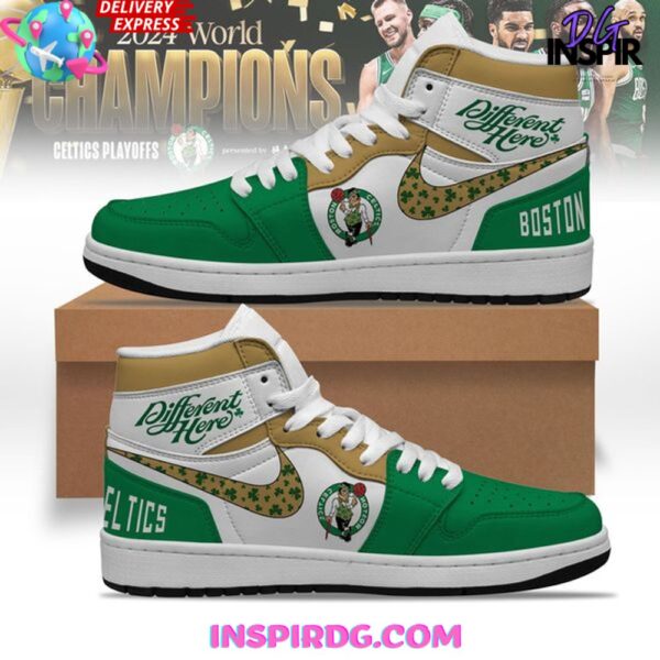 Tubopro Boston Celtics AJ1 High Sneakers Shoes For Men And Women