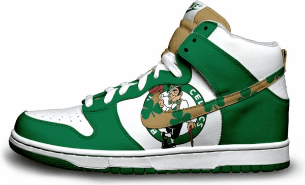 Tubopro Boston Celtics AJ1 High Sneakers Shoes For Men And Women