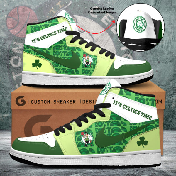 Tubopro Boston Celtics AJ1 High Sneakers Shoes For Men And Women