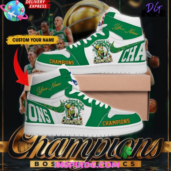Tubopro Boston Celtics AJ1 High Sneakers Shoes For Men And Women
