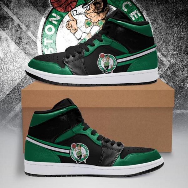 Tubopro Boston Celtics NBA AJ1 High Sneakers Shoes For Men And Women