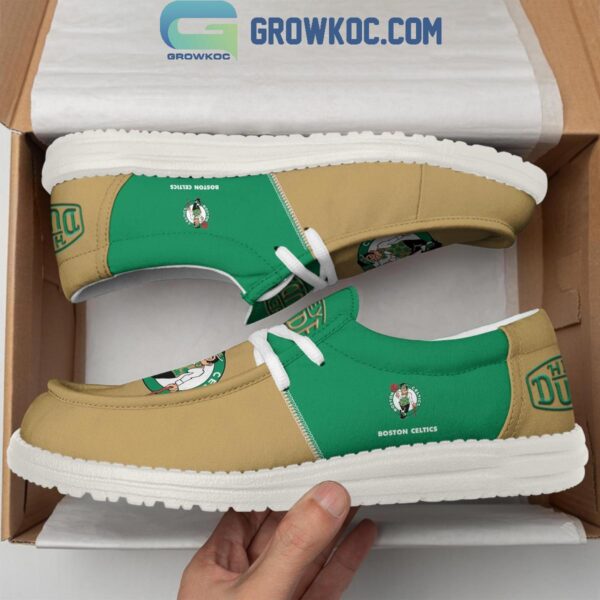 Tubopro Boston Celtics Personalized Hey Dude Shoes For Men And Women - Image 3