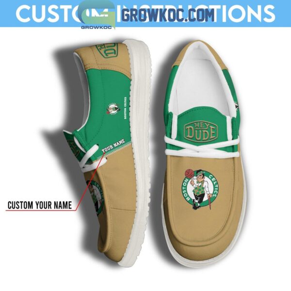 Tubopro Boston Celtics Personalized Hey Dude Shoes For Men And Women - Image 7