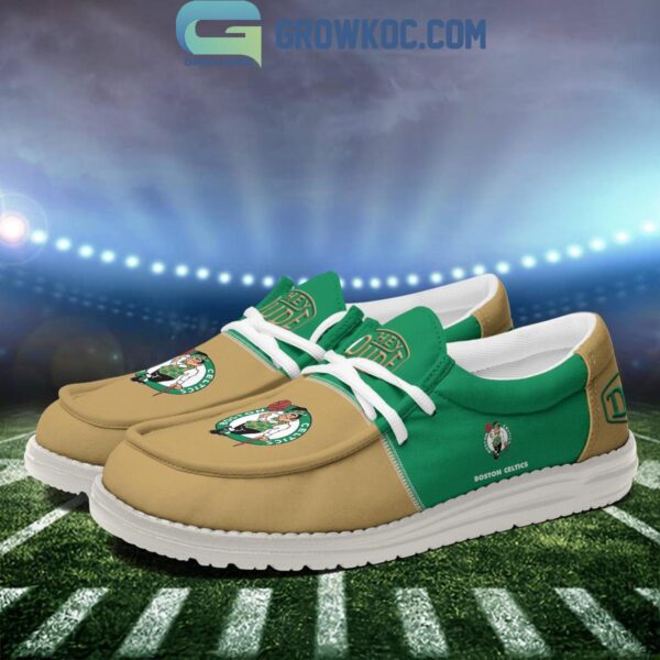 Tubopro Boston Celtics Personalized Hey Dude Shoes For Men And Women - Image 4
