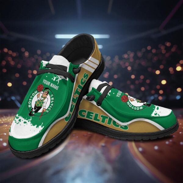 Tubopro Boston Celticss Hey Dude Shoes For Men And Women - Image 2