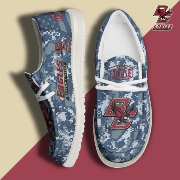 Tubopro Boston College Eagles Personalized Hey Dude Shoes For Men And Women