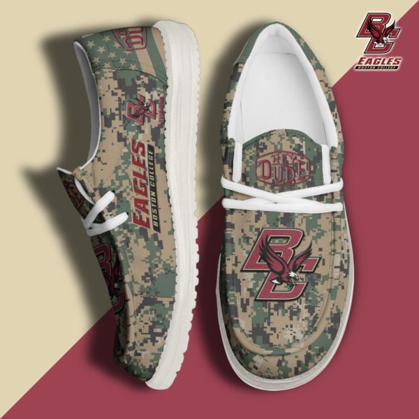 Tubopro Boston College Eagles Personalized Hey Dude Shoes For Men And Women