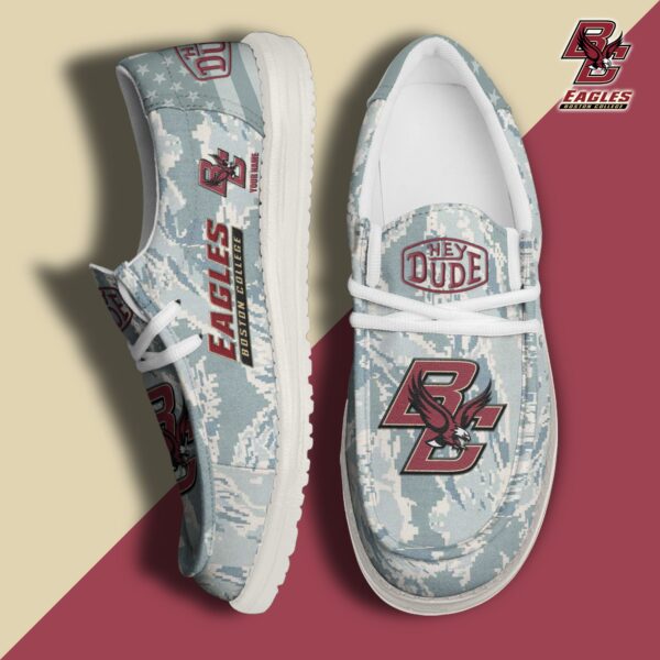 Tubopro Boston College Eagles Personalized Hey Dude Shoes For Men And Women