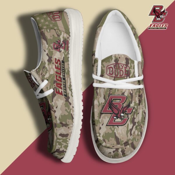 Tubopro Boston College Eagles Personalized Hey Dude Shoes For Men And Women