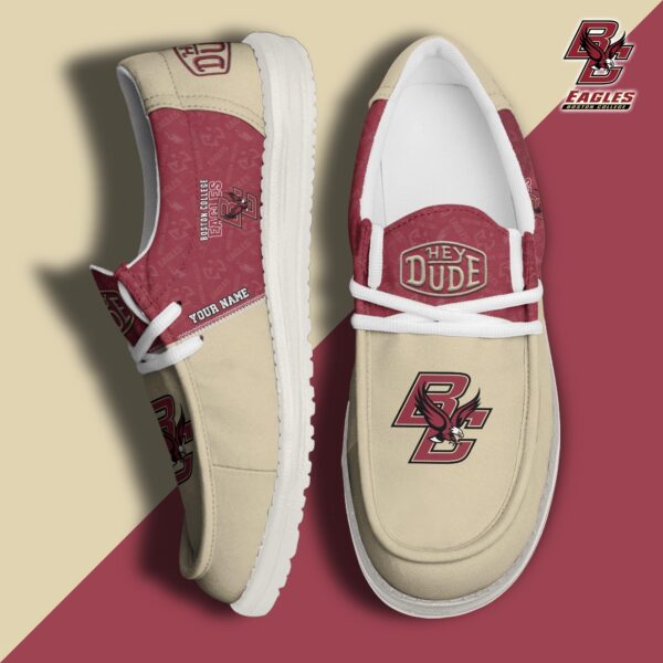 Tubopro Boston College Eagles Personalized Hey Dude Shoes For Men And Women