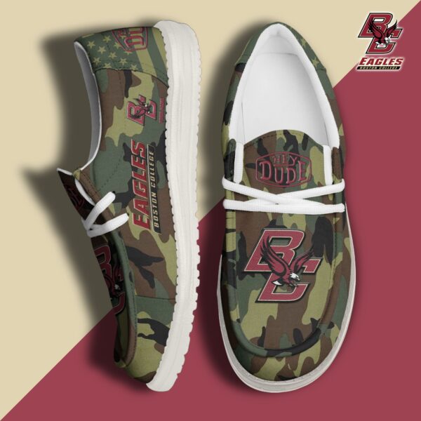 Tubopro Boston College Eagles Personalized Hey Dude Shoes For Men And Women