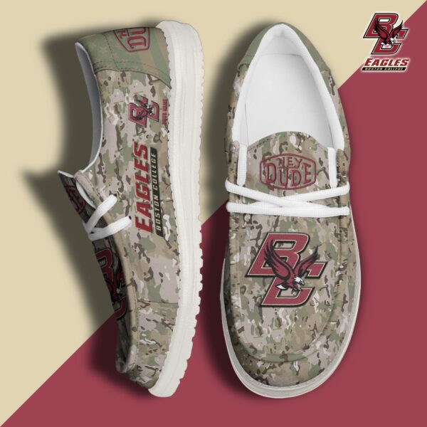 Tubopro Boston College Eagles Personalized Hey Dude Shoes For Men And Women