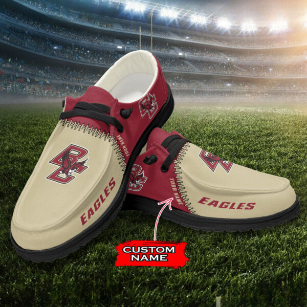 Tubopro Boston College Eagles Personalized Hey Dude Shoes For Men And Women