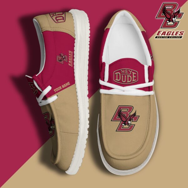 Tubopro Boston College Eagles Personalized Hey Dude Shoes For Men And Women