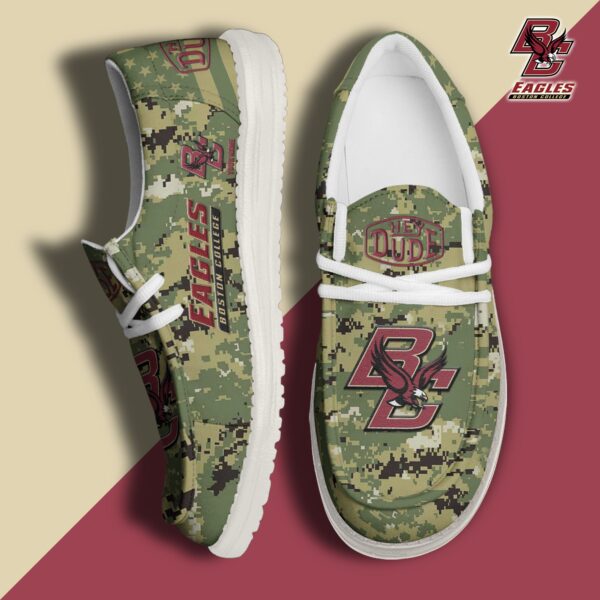 Tubopro Boston College Eagles Personalized Hey Dude Shoes For Men And Women