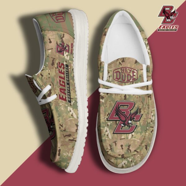 Tubopro Boston College Eagles Personalized Hey Dude Shoes For Men And Women