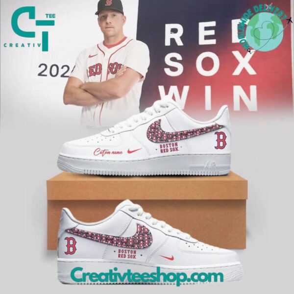 Tubopro Boston Red Sox Air Low-Top Sneakers Shoes For Men And Women