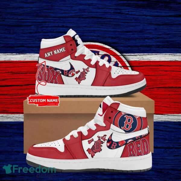 Tubopro Boston Red Sox AJ1 High Sneakers Shoes For Men And Women