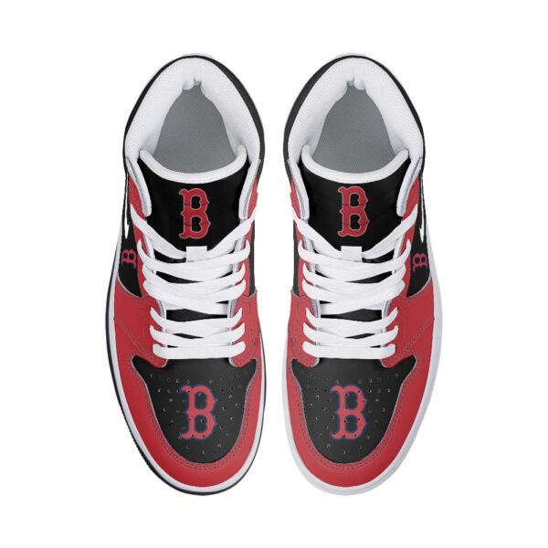 Tubopro Boston Red Sox AJ1 High Sneakers Shoes For Men And Women - Image 3