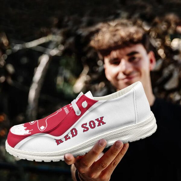 Tubopro Boston Red Sox Hey Dude Shoes For Men And Women - Image 3