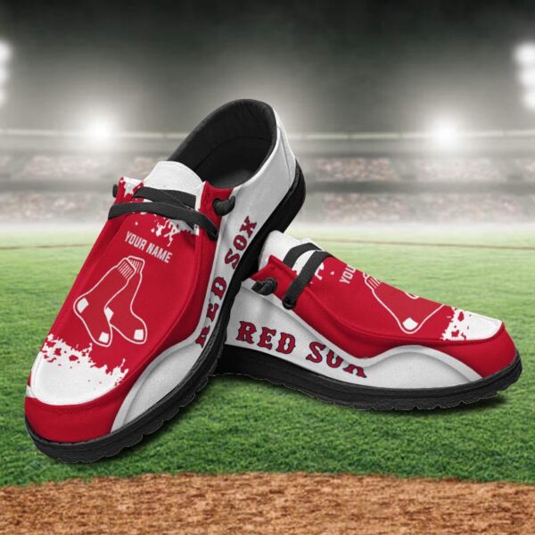Tubopro Boston Red Sox Hey Dude Shoes For Men And Women - Image 2