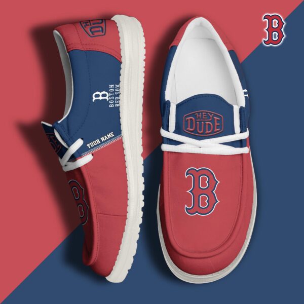 Tubopro Boston Red Sox Personalized Hey Dude Shoes For Men And Women - Image 2