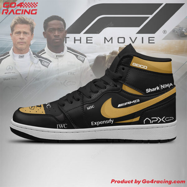 Tubopro Brad Pitt Signature AJ1 High Sneakers Shoes For Men And Women - Image 2