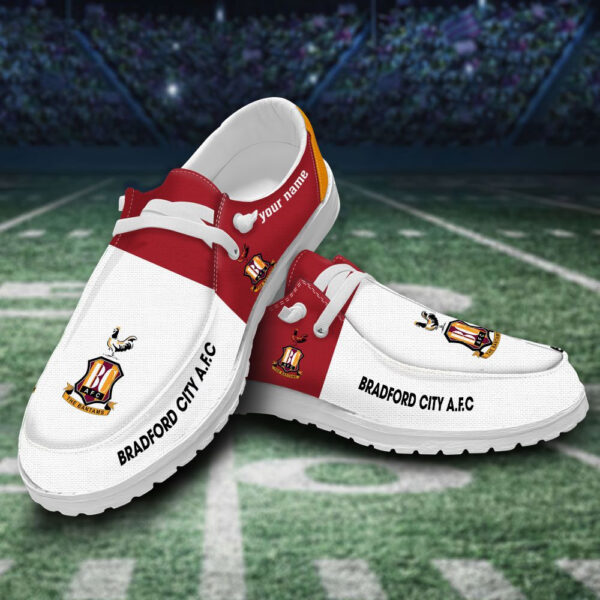 Tubopro Bradford City Personalized Hey Dude Shoes For Men And Women
