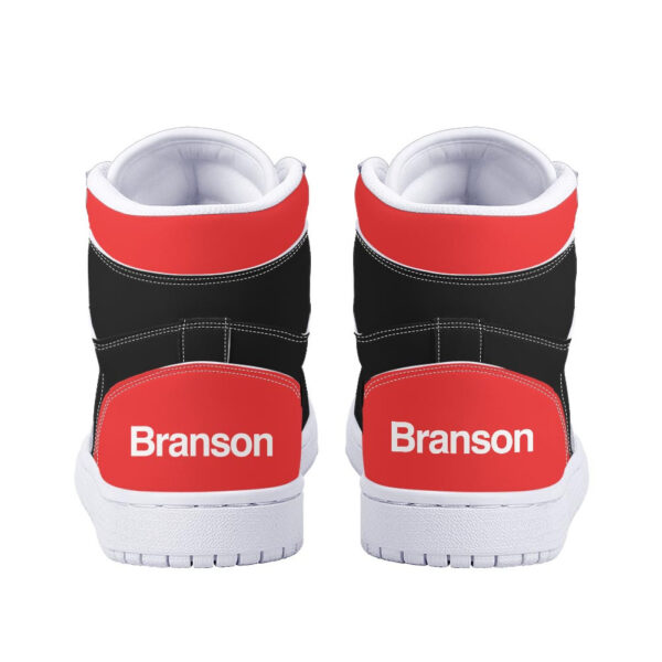 Tubopro Branson Tractors AJ1 High Sneakers Shoes For Men And Women - Image 4